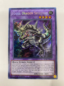 Yugioh Fossil Dragon Skullgar BLAR-EN010 1st Edition Secret Rare NM