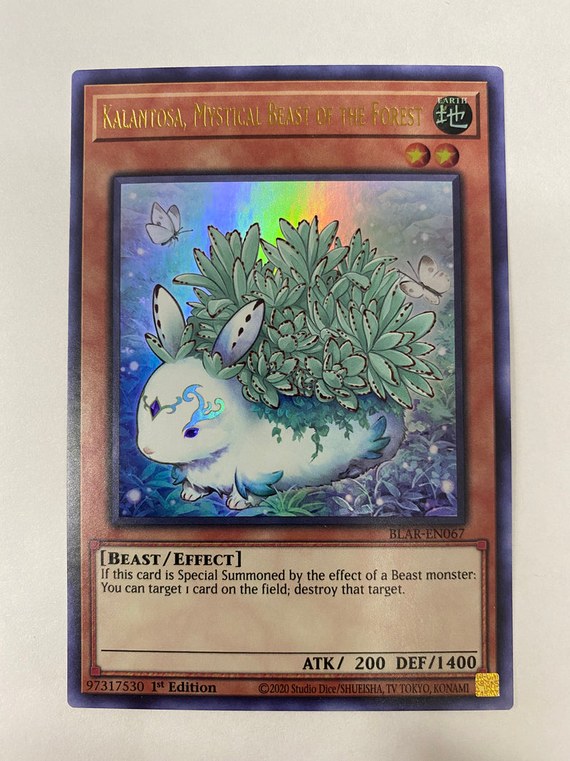 Yugioh Kalantosa Mystical Beast of the Forest BLAR-EN067 1st Edition NM