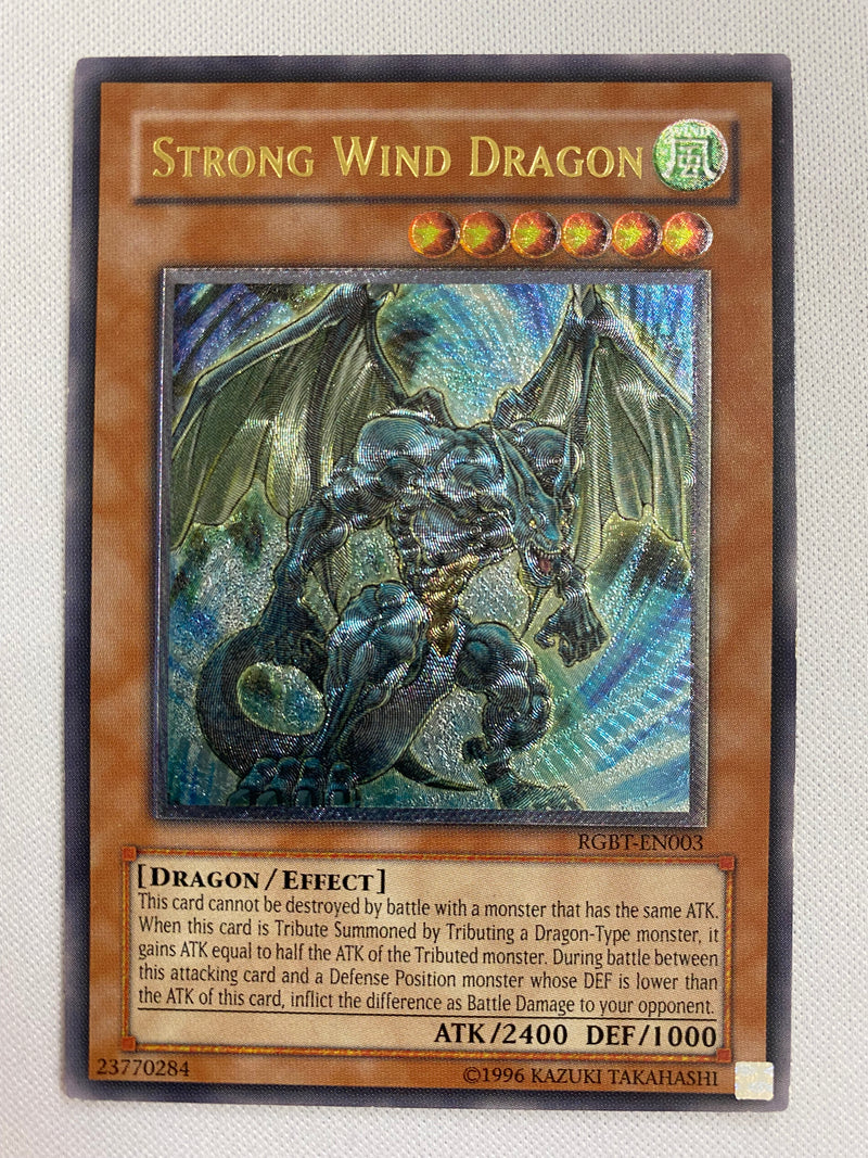 Yugioh Strong Wind Dragon RGBT-EN003 Ultimate Rare Unlimited NM Yugioh Strong Wind Dragon RGBT-EN003 Ultimate Rare Unlimited NM
