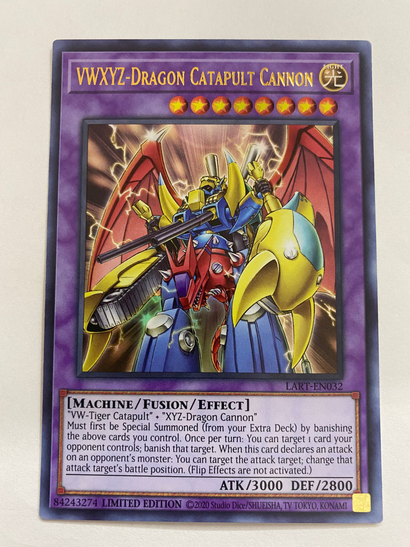 Yugioh VWXYZ-Dragon Catapult Cannon  LART-EN032 Ultra Rare Limited Edition NM