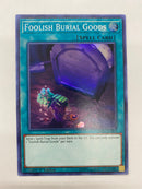 Yugioh Foolish Burial Goods  DASA-EN058  Super Rare 1st Edition NM