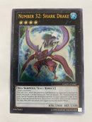 Yugioh Number 32 Shark Drake GAOV-EN042 Ultimate Rare 1st Edition NM