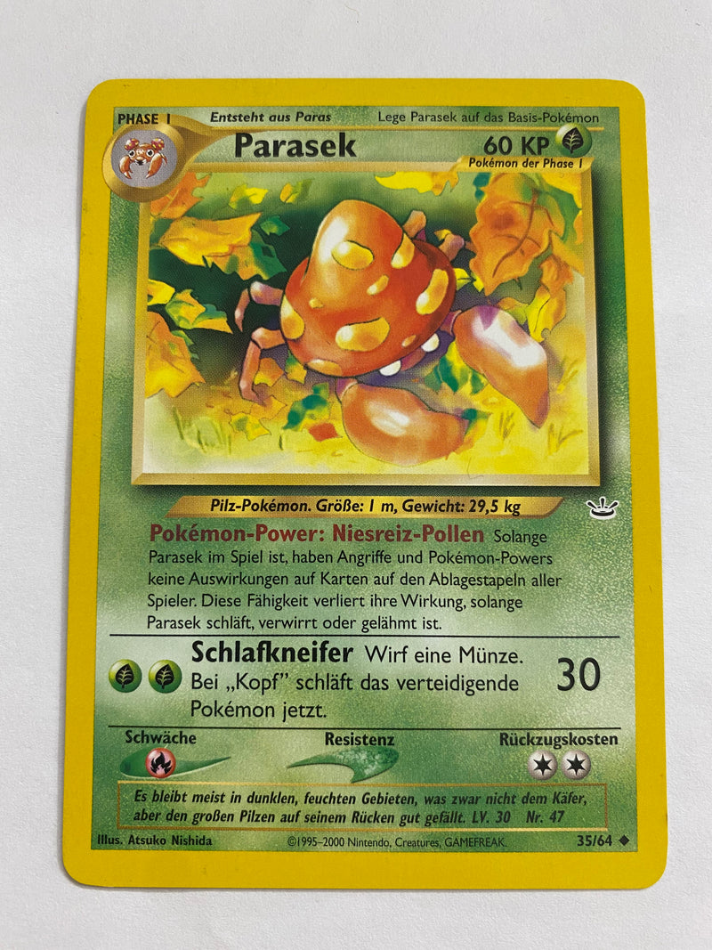 Parasek 35/64  Common Pokemon Card NM