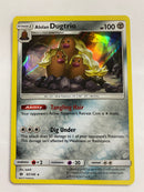 Alolan Dugtrio 87/149  Holo Rare Pokémon Card NM