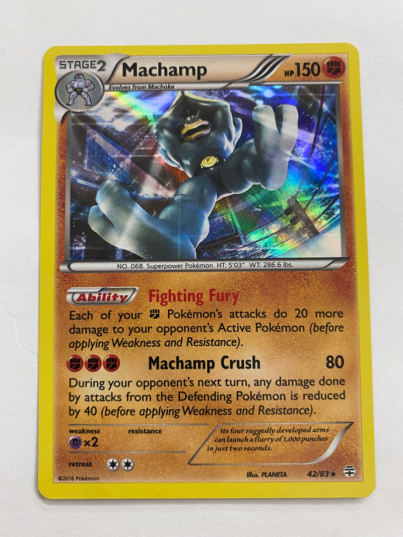 Machamp 42/83 Generations  Pokemon Card Near Mint