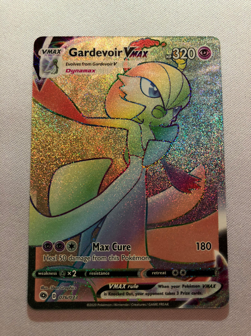 Gardevoir VMAX 076/073 Champions Path Hyper Secret Rare Pokemon Card Near Mint