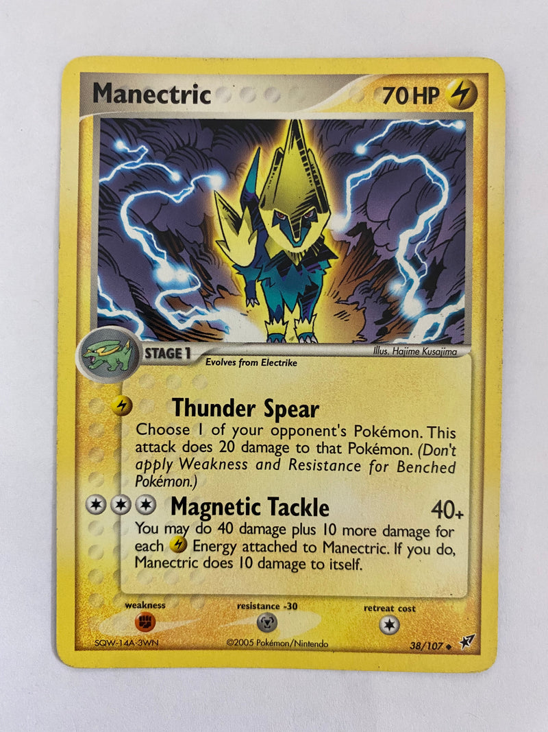Manectric 38/107 EX Deoxys  Uncommon Pokemon Card NM
