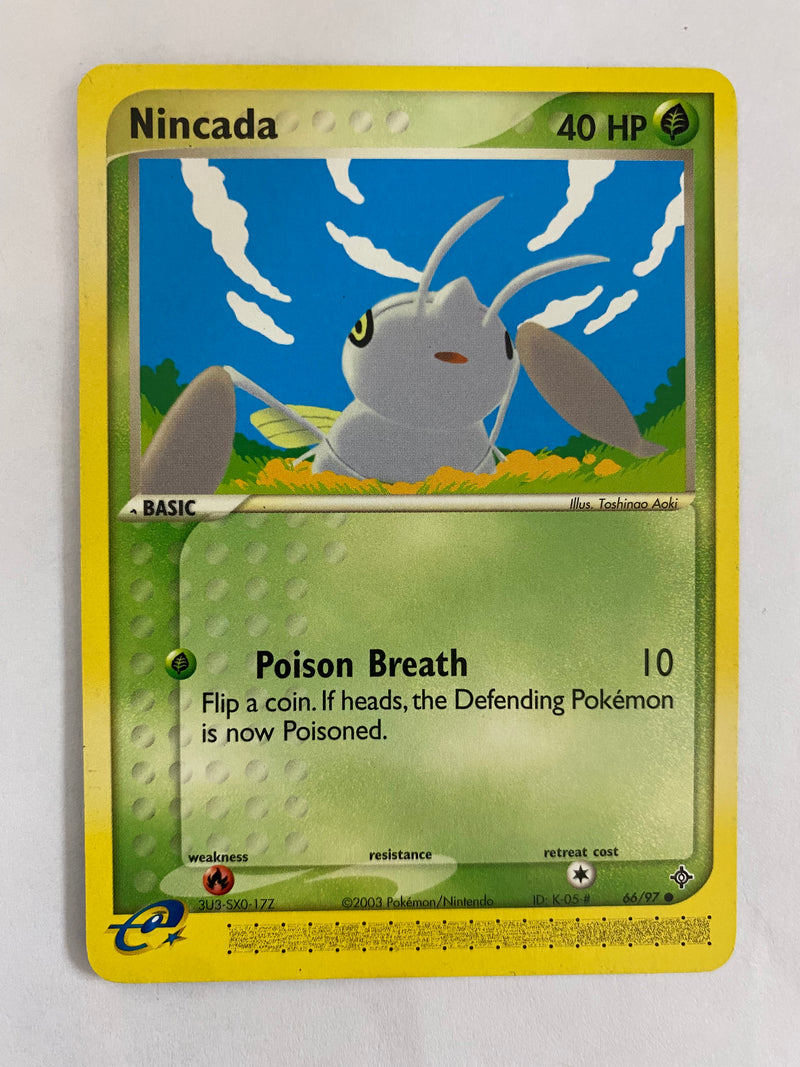 Nincada  66/97  Common  Pokemon Card NM