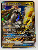 Kommo-o GX 100/145 Guardians Rising Rare Holo Pokémon Card Near Mint