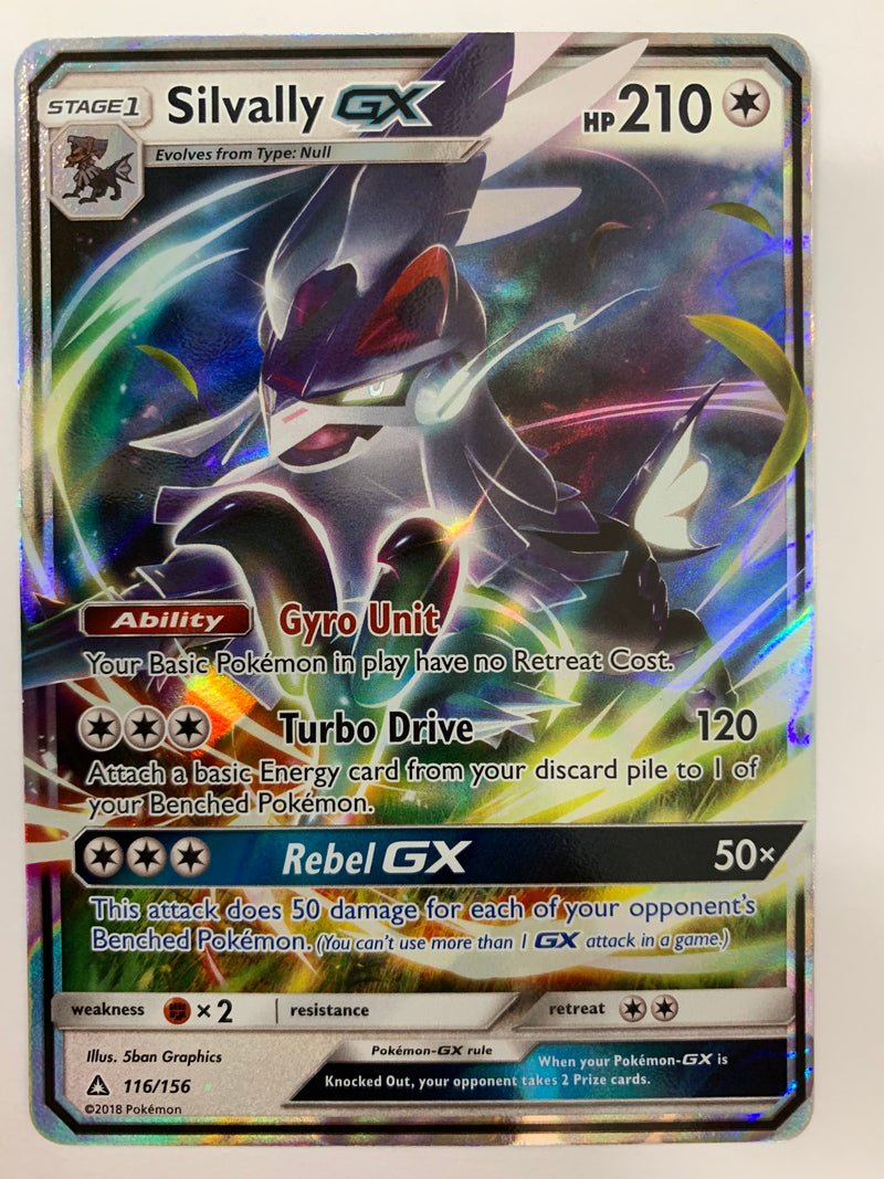 Silvally GX 116/156 Ultra Prism Ultra Rare Holo Pokemon Card Near Mint