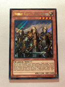 Yugioh Noble Knight Brothers PRIO-EN081 Unlimited Edition Secret Rare Near Mint