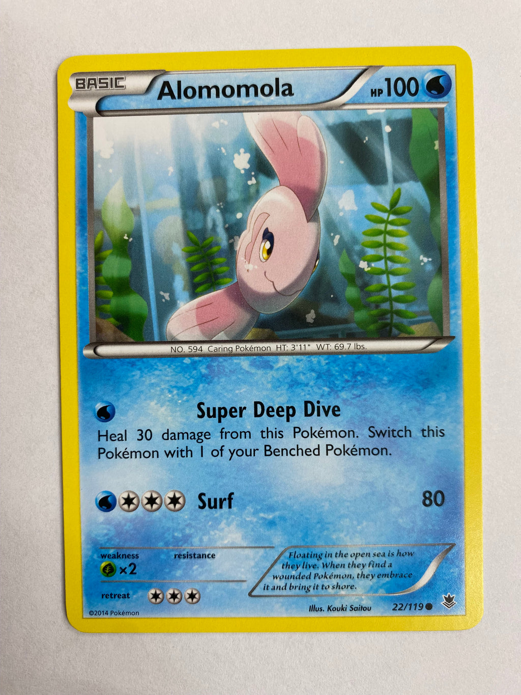 alomomola pokemon card Alomomola 22/119 XY Phantom Forces Set Pokemon Card NM