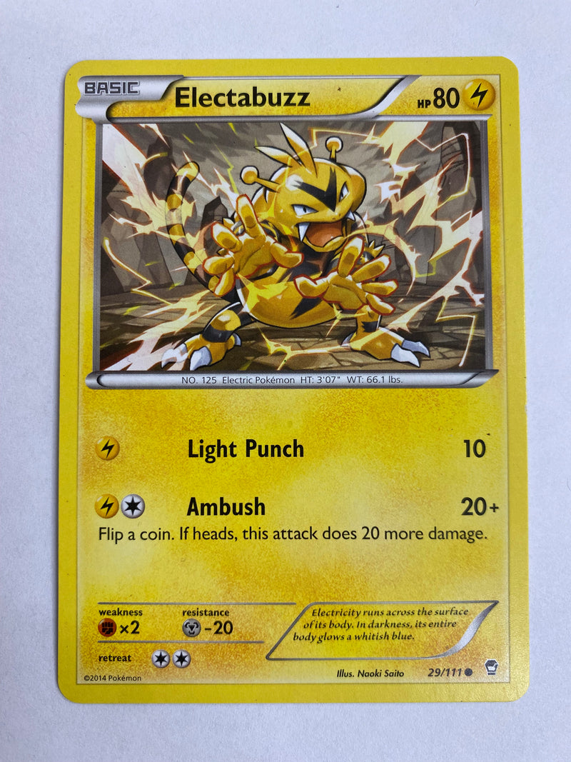 Electabuzz 29/111 Common Pokemon Card NM Electabuzz 29/111 Common Pokemon Card NM