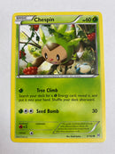 Chespin 9/162  Common Pokemon Card  NM