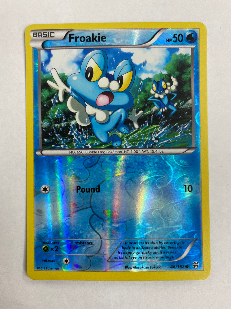 Froakie 46/162 Common Reverse Holo Pokemon Card NM Froakie 46/162 Common Reverse Holo Pokemon Card NM