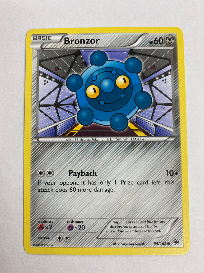 Bronzor 95/162 Common Pokemon Card NM