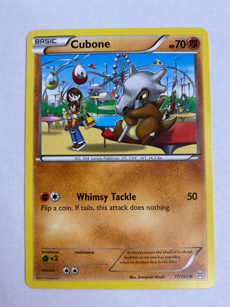 Cubone 77/162 Common Pokemon Card NM