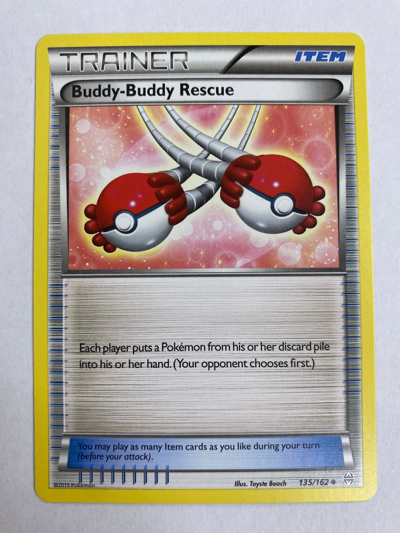 Buddy-Buddy Rescue 135/162 Uncommon Pokemon Card NM