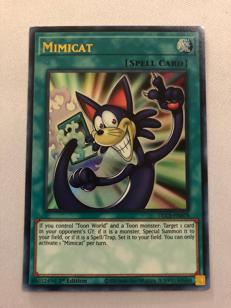 mimicat yugioh card Mimicat by Seram Arthur