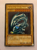 Yugioh Blue Eyes White Dragon SDK-001 Unlimited Ultra Rare Near Mint/Excellent