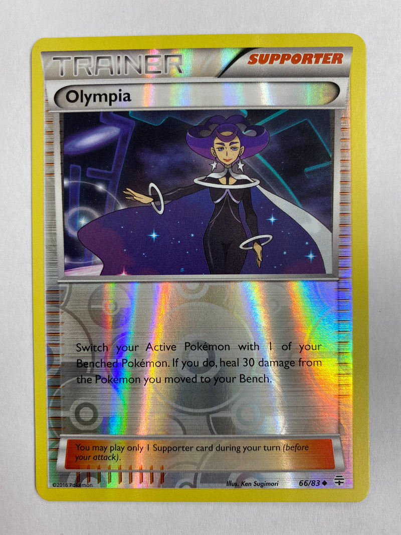 Olympia 66/83  Reverse Holo Pokemon Card Near Mint