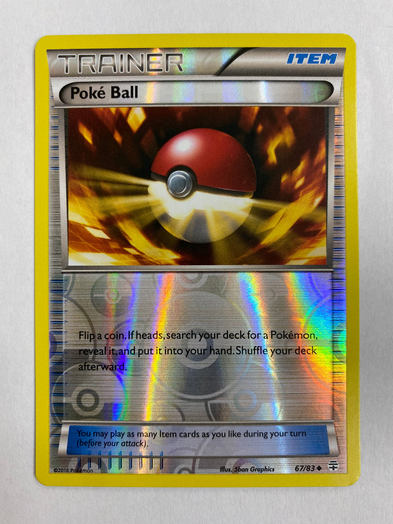 Poke Ball 67/83 Reverse Holo Pokemon Card Naer Mint