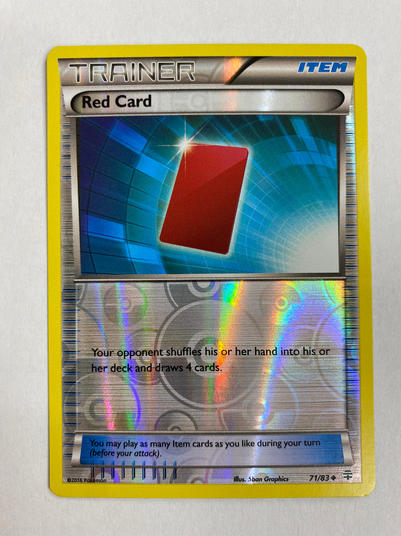 Red Card  71/83  Reverse Holo Pokemon Card Near Mint