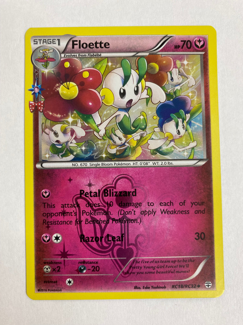Floette RC18/RC32 Reverse Holo Pokemon Card Near Mint