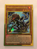 Yugioh Miscellaneousaurus MAGO-EN015 Premium Gold Rare 1st Edition Near Mint
