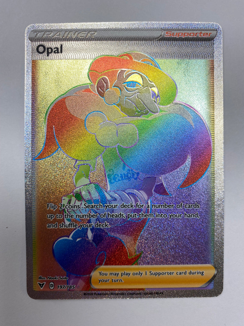 Opal  197/185  Secret Rare Pokemon Card Vivid Voltage Near Mint
