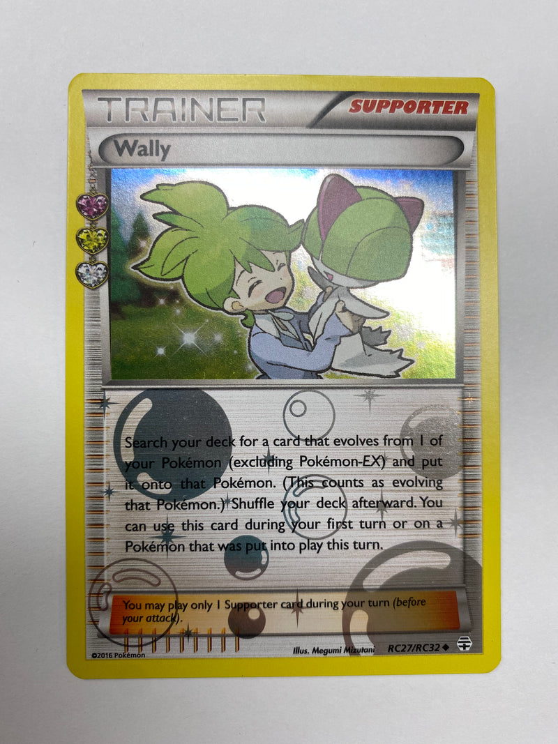 Trainer Wally RC27/RC32 Reverse Holo Pokemon Card Near Mint Trainer Wally RC27/RC32 Reverse Holo Pokemon Card Near Mint