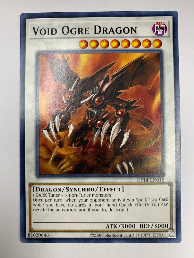 Void Ogre Dragon OP14-EN018 Common Yugioh TCG NM