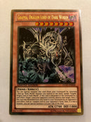 Yugioh Grapha, Dragon Lord of Dark World GLD5-EN028 Gold Rare Limited Edition Near Mint