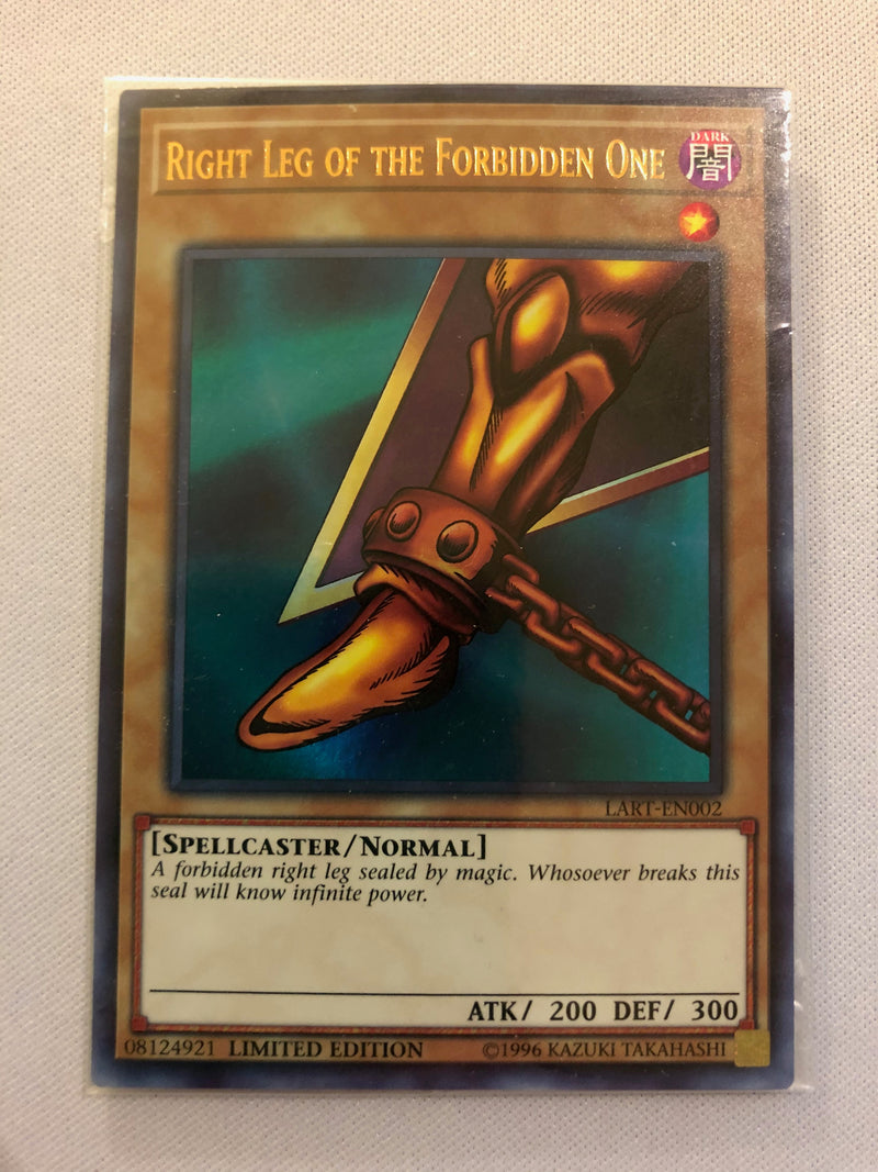 Yugioh Right Leg of the Forbidden One LART-EN006 Ultra Rare New Sealed