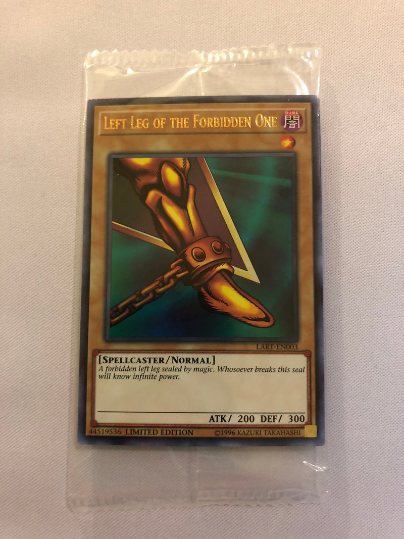 Yugioh Left Leg of the Forbidden One LART-EN003 Ultra Rare New Sealed