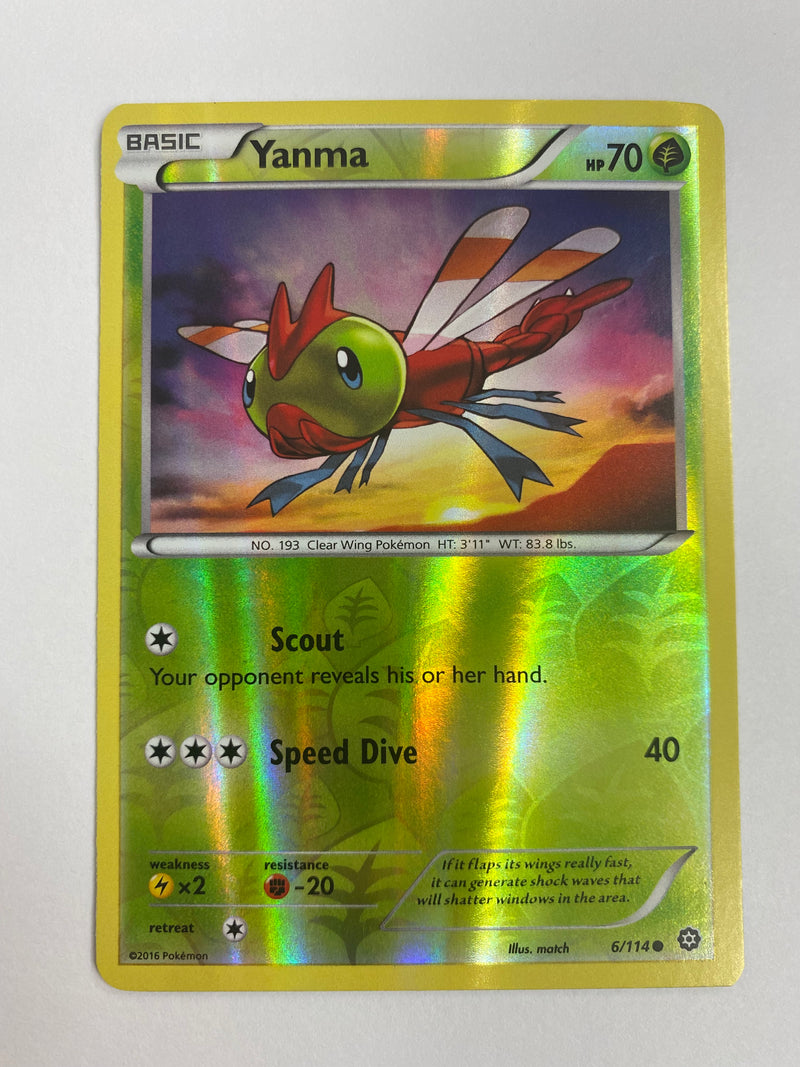 yanma pokemon card price yanma pokemon card price Yanma 6/114 Common Reverse Holo XY Pokemon Card Near Mint