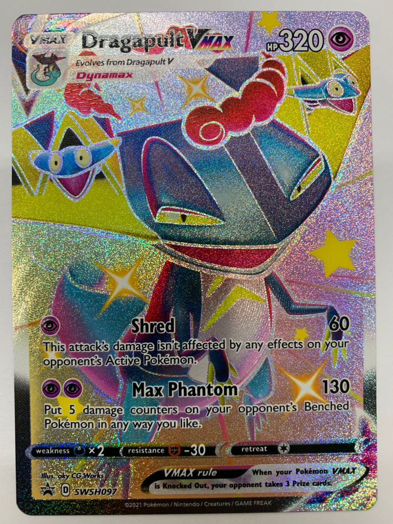 Dragapult VMAX SWSH097 Black Star Promo Ultra Rare NM
