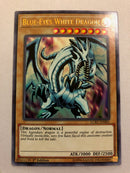 Yugioh Blue Eyes White Dragon LCKC-EN001 1st Edition Ultra Rare LOB Art Near Mint