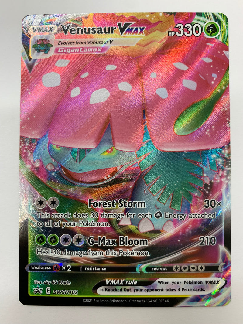 Venusaur VMAX SWSH102 Black Star Promo Battle Styles Pokemon TCG NM