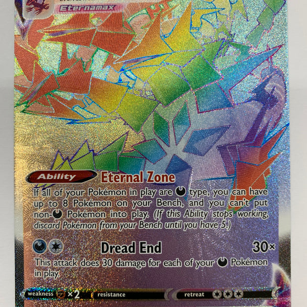 Eternatus VMAX 192/189 Darkness Ablaze Rainbow Rare Pokémon TCG Near M