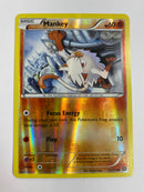 Mankey 52/114 Common Reverse Holo Pokemon Card Near Mint