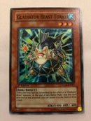 Yugioh Gladiator Beast Torax GLAS-EN081 Super Rare 1st Edition Near Mint