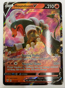 Houndoom V 021/189 Darkness Ablaze Ultra Rare Full Art Pokemon Card NM