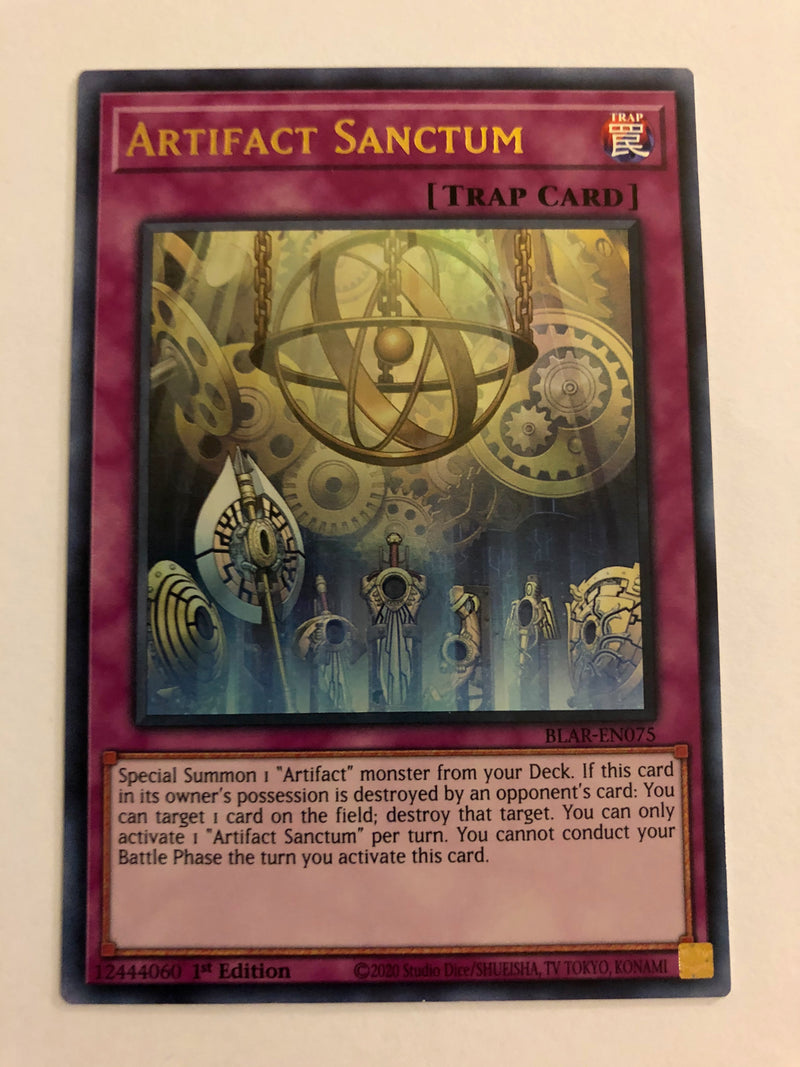 Yugioh Artifact Sanctum BLAR-EN075 Ultra Rare 1st Edition Near Mint