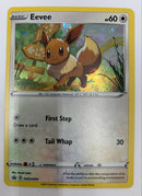 Eevee SWSH095 Black Star Promo Sword and Shield Pokemon TCG NM