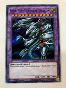 Yugioh Blue-Eyes Ultimate Dragon LDS2-EN018 Purple Ultra Rare 1st Edition NM