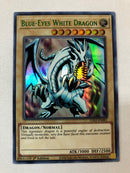 Yugioh Blue-Eyes White Dragon LDS2-EN001 Green Ultra 1st Edition Near Mint