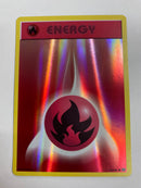 Fire Energy 92/108 Reverse Holo Pokemon Card Near Mint