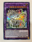 Yugioh Cyber Eternity Dragon LDS2-EN033  1st Edition Purple Ultra Rare Near Mint