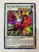 Yugioh Black Rose Moonlight Dragon LDS2-EN112 Green Ultra 1st Edition Near Mint